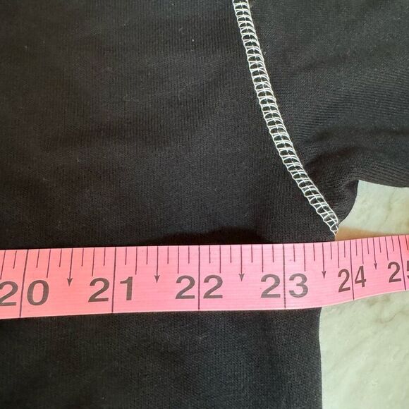 Hi res men’s cotton blend full zip black sweatshirt hoodie size L NWT - Picture 6 of 7